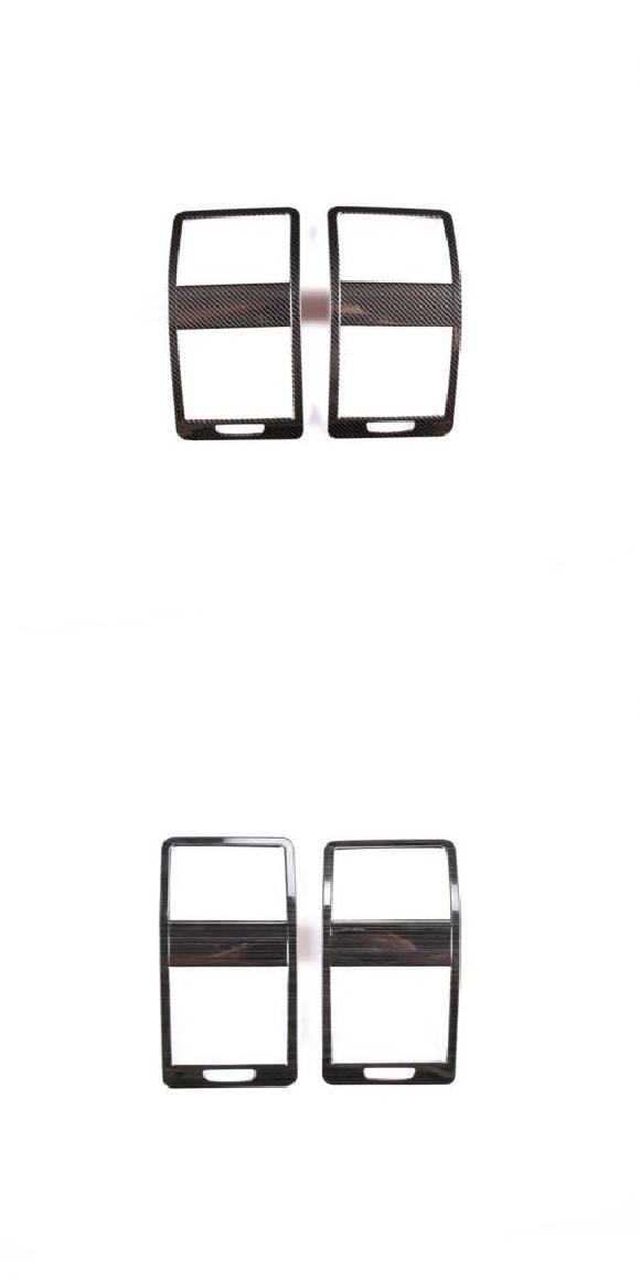 ステンレス スチール ダッシュボード サイド エアコン吹き出し口 フレーム カバー トリム 適用: ハマー/HUMMER H3 2005-2009 タイプA・タイプB AL-PP-3661 AL Car parts