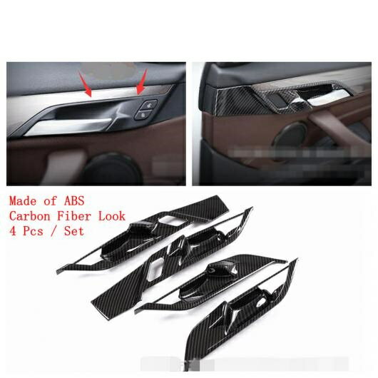 カーボン調 アクセサリー ヘッド ライト スイッチ/ギア シフト パネル/スピーカー ツイーター カバー トリム ABS 適用: BMW X2 F39 2018-2021 タイプE AL-PP-3991 AL Interior parts for cars