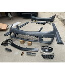 ボディ キット 未塗装 PP フロント リア バンパー リップ サイド スカート 適用: ベンツ W204 C180 C300 C200 2007-2010 未...
