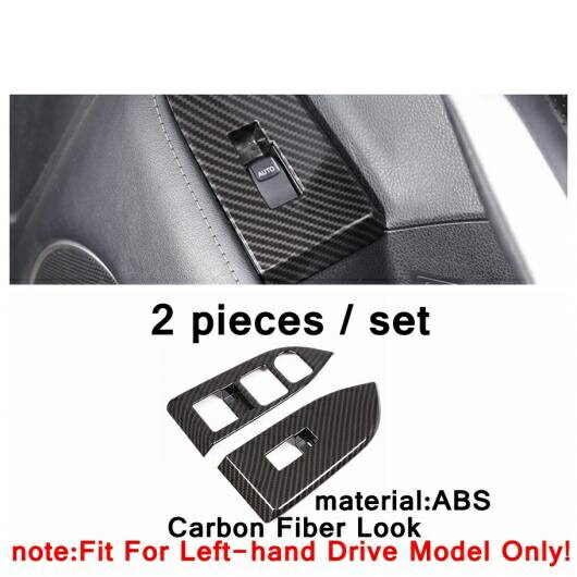 カーボンファイバー ステアリング ホイール/セントラル コントロール/ウインドウ スイッチ ボタン 適用: スバル BRZ/トヨタ GT86 2013-2021 インテリア パーツ タイプA AL-PP-4158 AL Interior parts for cars