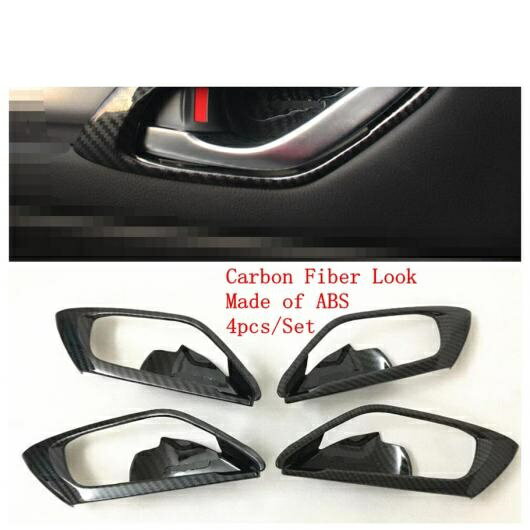 カーボンファイバー インテリア キット 適用: マツダ CX-5 CX5 2017-2022 ピラー A スピーカー/AC 吹き出し口/ダッシュボード パネル カバー トリム タイプH AL-PP-4227 AL Interior parts for cars