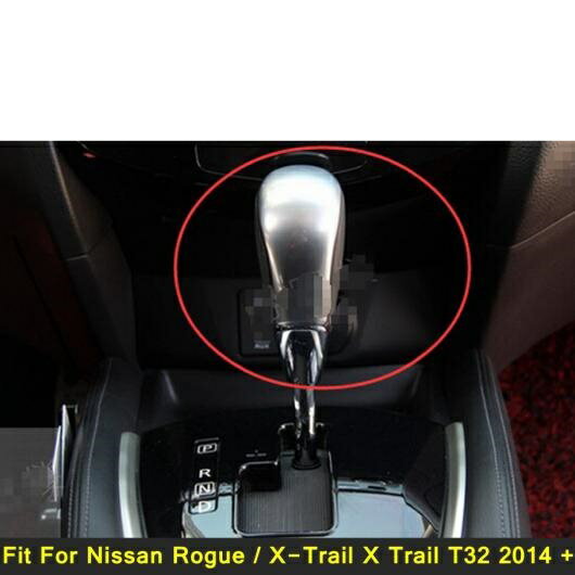 センター コンソール ギア ヘッド シフト ノブ ハンドル カバー トリム 1ピース 適用: 日産 ローグ/X-トレイル X トレイル T32 2014-2020 インテリア AL-PP-4176 AL Interior parts for cars 2