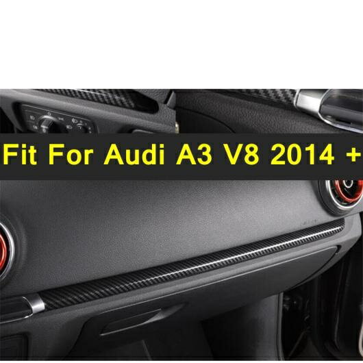 セントラル コントロール インストルメント パネル 装飾 ステッカー カバー トリム カーボンファイバー インテリア 左ハンドル用 適用: アウディ/AUDI A3 V8 2014-2019 AL-PP-4313 AL Car parts