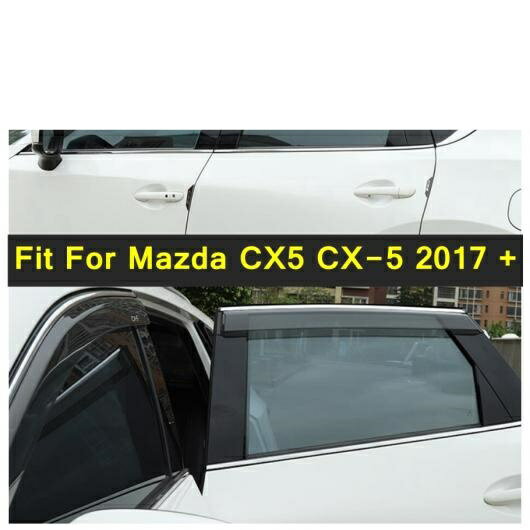 サイド ウインドウ シールド デフレクタ トリム サン ガード カバー 適用: マツダ CX5 CX-5 2017-2022 ..