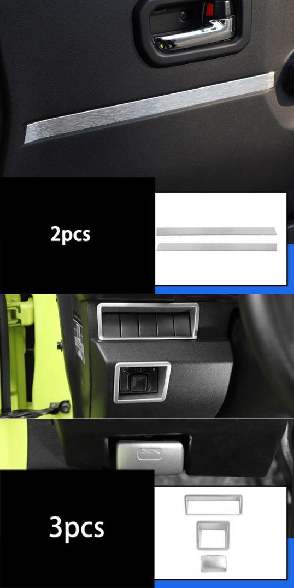 適用: スズキ ジムニー 2019-2020 JB64-JB74 シルバー インテリア タイプ20・タイプ34 AL-PP-4902 AL Car parts