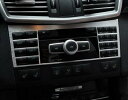1ピース 適用: ベンツ 2009-2015 E200L E260L E300L イン コントロール パネル 装飾 ステッカー ボタン フレーム ステッカー A...