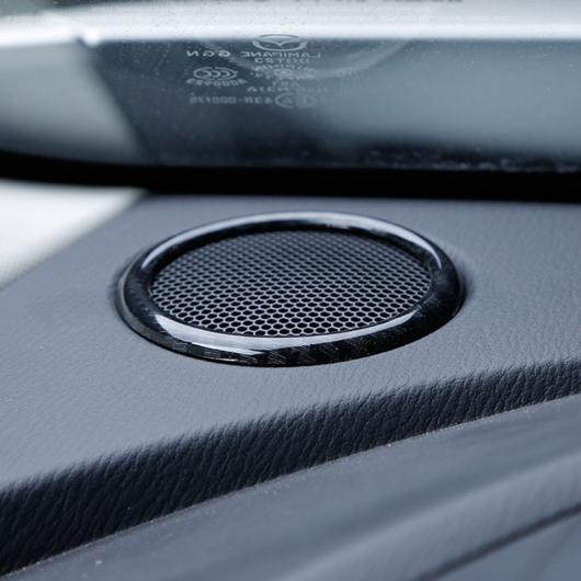 2ピース 適用: マツダ CX-3 2018 サウンド ホーン 装飾 サークル AL-PP-6420 AL Interior parts for cars