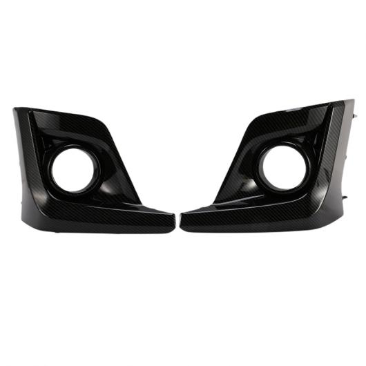 2ピース カーボンファイバー スタイル フロント フォグランプ フレーム カバー フォグランプ トリミング ベゼル カバー 適用: スバル XV クロストレック 2018-2020 AL-PP-7838 AL Car parts