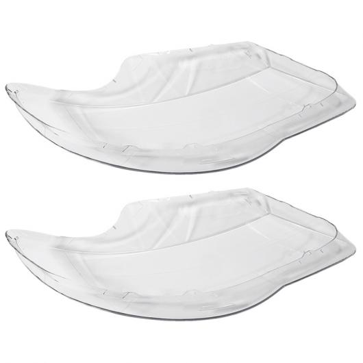 2ピース クリア フロント ヘッドライト レンズ シェル カバー 適用: トゥアレグ 2007 2008 2009 2010 左 タイプ1 AL-PP-8370 AL Car parts