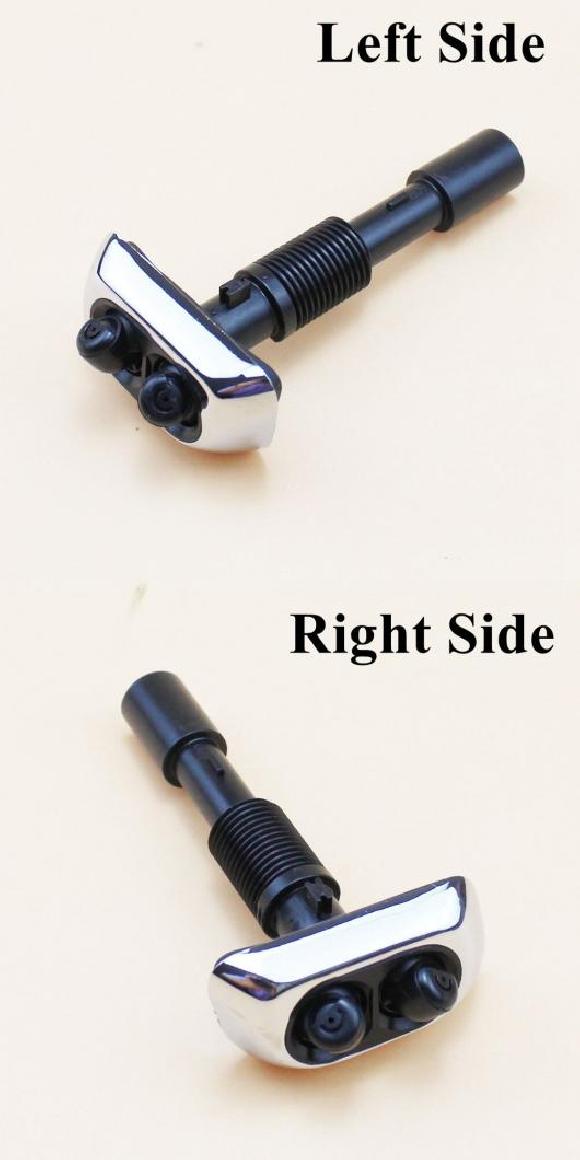 ヘッドライト ヘッド ライト ランプ ウォッシャー ノズル ジェット スパウト キャップ カバー クローム 適用: BMW E38 7シリーズ 740i 750IL1994-2001 左・右 AL-QQ-2436 AL Car parts(2)