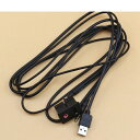 ユニバーサル オート 6フィート USB&3.5mm AUX ダッシュボード フラッシュ マウント ダッシュ エクステンション ケーブル アダプタ 適用: オール AL-QQ-2614 AL Car parts