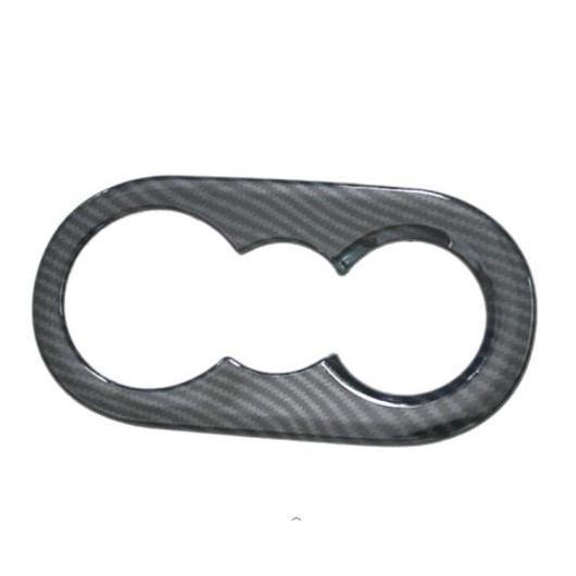 適用: ポルシェ/PORSCHE カイエン PO536 2018 2019 リアシート ドリンク カップホルダー トリム カバー ベゼル サラウンド フレーム スタイリング カーボン調 AL-QQ-4575 AL Interior parts for cars