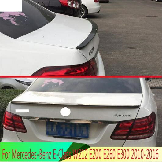 適用: メルセデス・ベンツ E-クラス W212 E200 E260 E300 AMG 2010-2016 トランク デッキ リップ スポイラー AL-QQ-4813 AL Exterior parts for cars