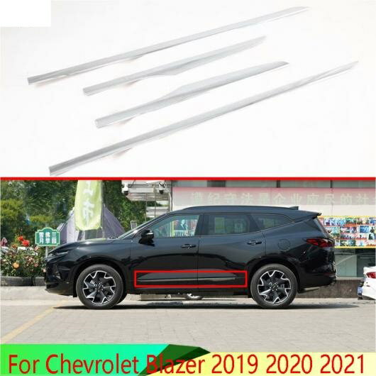 適用: シボレー/CHEVROLET ブレイザー 2019-2021 ABS クローム サイド ドア ボディ モールディング モールディング トリム AL-QQ-5142 AL Exterior parts for cars 2