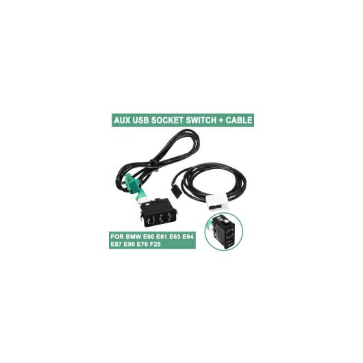 Ŭ: BMW E60 E61 E63 E64 E87 E90 E70 F25 եȥ AUX USB å åAUX USB ֥ USB ֥ ץ ǥ ϡͥ 磻䡼 AL-QQ-5552 AL Car parts