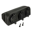 1ピース 21mm DC 12V-24V シガーソケット ソケット 含む 2 スクリュー スプリッタ プラグ LED USB チャージャー アダプタ IP65 防水 AL-RR-5245 AL Car parts
