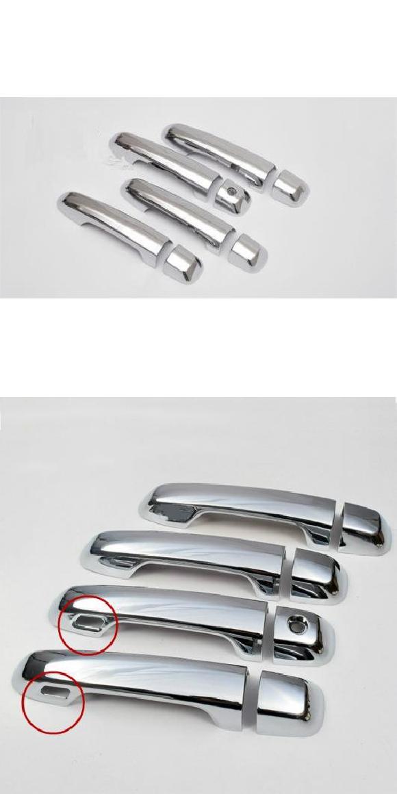 光沢ブラック ドア ハンドル カバー スタイリング アクセサリー 適用: トヨタ ランドクルーザー プラド 150 J150 LC150 LC200 2010-2020 AL-RR-2165 AL Car parts