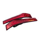 適用: ホンダ ジャズ フィット 2014 2015 2016 2017 LED DRL リア バンパー テールライト フォグランプ ブレーキ ライト シグナル ランプ 2ピース AL-SS-0444 AL Car parts(2)