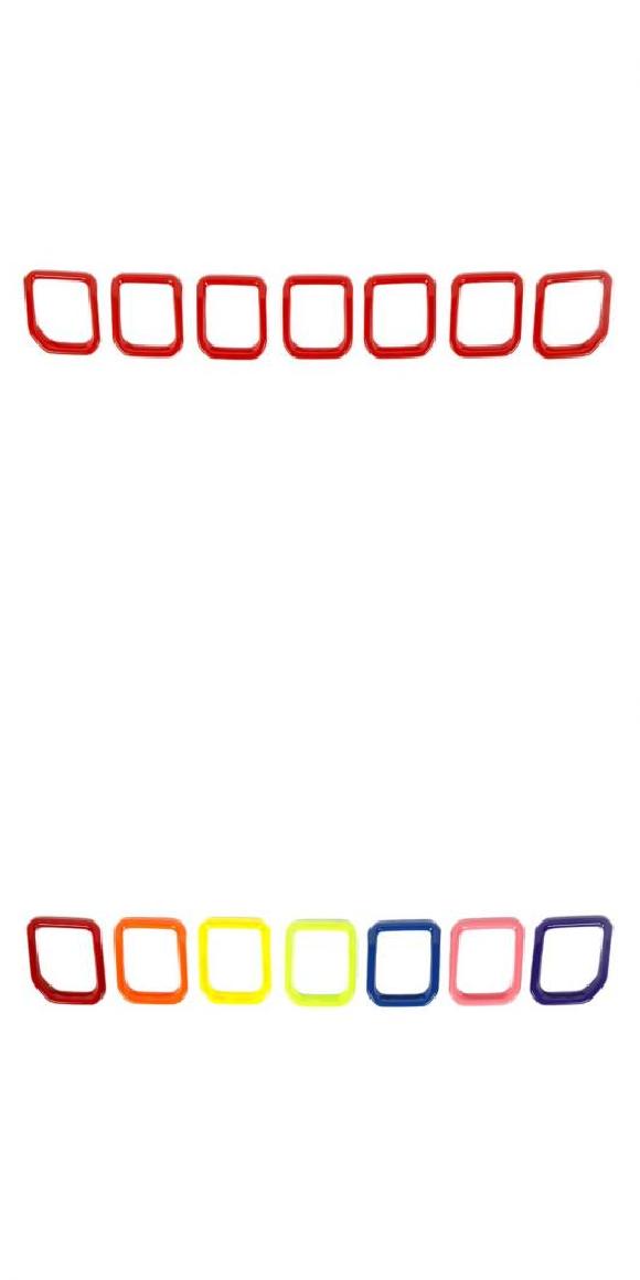 ステッカー 適用: ジープ/JEEP コンパス フロント グリル 装飾 カバー トリム ステッカー ジープ/JEEP コンパス 2021〜 エクステリア アクセサリー レッド・マルチカラー AL-RR-2302 AL Exterior parts for cars