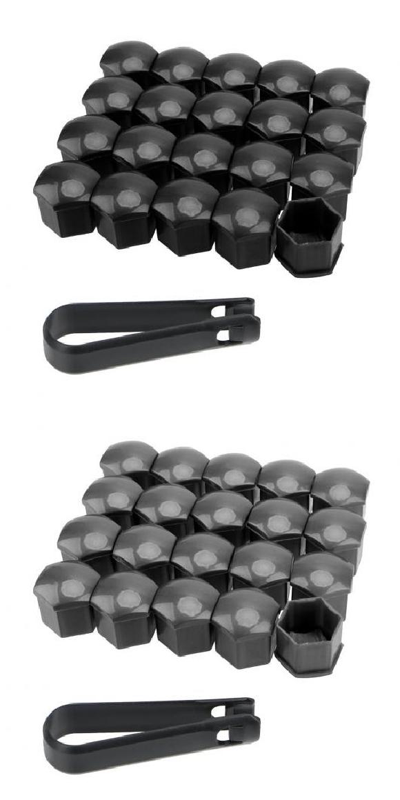 17mm 20ピース/セット ホイール ナット キャップ 保護 カバー キャップ アンチ-錆 オート ハブ スクリ..