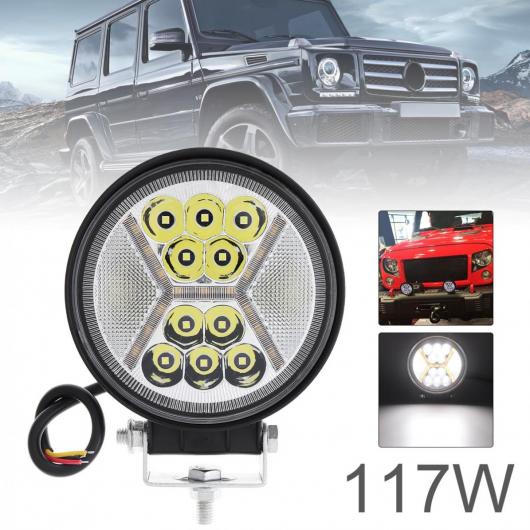 4インチ 117W 6000K 防水 ウルトラ ブライト LED ワーク ライト ライト POD コンボ ライト オフ ロード ドライビング ライト DRL フォグ ライト AL-RR-8156 AL Car parts