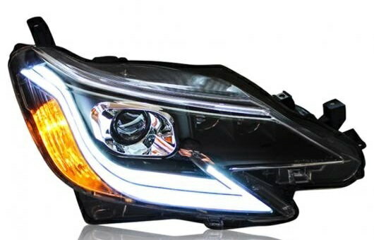 ヘッドライト 適用: トヨタ レイツ/マークX 2014-2015 LED ヘッドランプ デイタイムランニングライト DRL バイキセノン HID 4300K〜8000K 35W・55W AL-HH-0165 Car parts