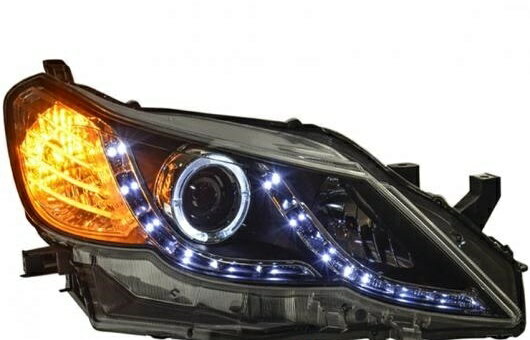 適用: トヨタ マーク X ヘッドライト 2010-2013 LED ヘッドランプ DRL H7 HID バイキセノン レンズ ロー ビーム 4300K〜8000K 35W・55W AL-HH-0291 Car parts