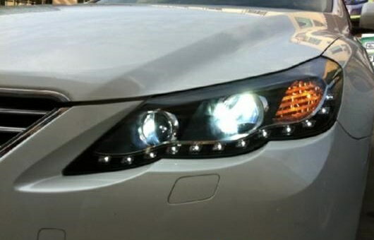 ヘッドランプ 適用: トヨタ レイツ/マークX 2010-2012 LED ヘッドライト DRL H7/D2H HID キセノン BI レンズ 4300K〜8000K 35W・55W AL-HH-0976 Car parts