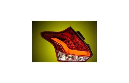テール ランプ 適用: フォード/FORD フォーカス ライト 2012-2015 LED リア DRL + ブレーキ パーク シグナル ストップ レッド AL-HH-0098 Car parts(2)