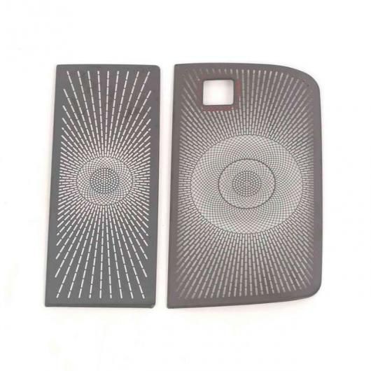 適用: マツダ CX50 CX-50 2023 2024 ステンレス スチール スピーカー カバー トリム フロント ドア ホーン サウンド フード パネル トリム ブラック リード ルーフ SR-AA-0213 Interior parts for cars