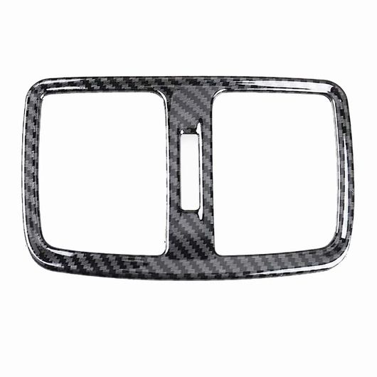 適用: ヒュンダイ/現代/HYUNDAI ツーソン 2015 2016 2017 2018 2019 2020 インテリア リア エア コンディション 吹き出し口 カバー トリム カーボンファイバー ステッカー SR-AA-0140 Interior parts for cars