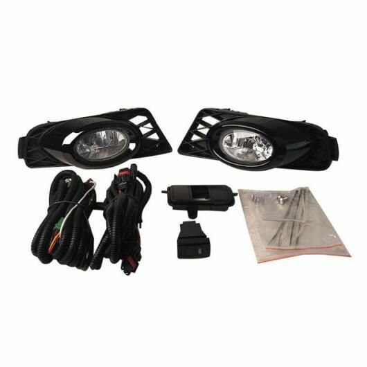 適用: ホンダ シビック アジア 2009 2010 2011 フロント バンパー フォグランプ スイッチ ワイヤー グループ フォグランプ フレーム バルブ H11 12V 55W HD345 SR-AA-1732 Car parts(2)