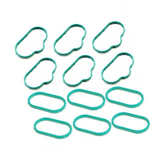 12ピース エンジン ロワー/アッパー インテークマニホールド ガスケット 適用: ジャガー/JAGUAR S-タイプ X-タイプ XF XJ X250 X350 X351 V6 3.0 XR843533 XR843536 12ピース SR-CC-2044 Car parts