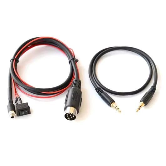 AUX オーディオ ケーブル 8ピン メス + オス ケーブル 適用: 日産 ティアナ JK230 JM230 JK200 2004-2008 タイプ001 SR-DD-1027 Car cable