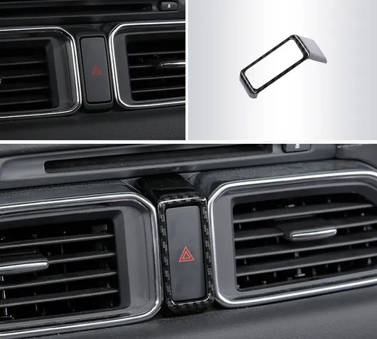 適用: マツダ CX-5 CX5 2017-2021 インテリア カーボンファイバー ギア シフト パネル カバー エア エアコン 吹き出し口 ピラー A スピーカー ダブルフラッシュ左ハンドル用右ハンドル用 SR-AA-3474 Interior parts for cars