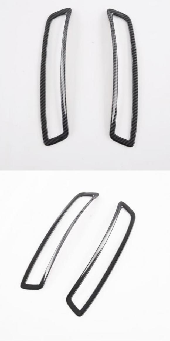 適用: MG 4 MG4 EV ムーラン 2022 2023 2024 ABS フロント/リア フォグランプ フォグランプ 装飾 カバ..