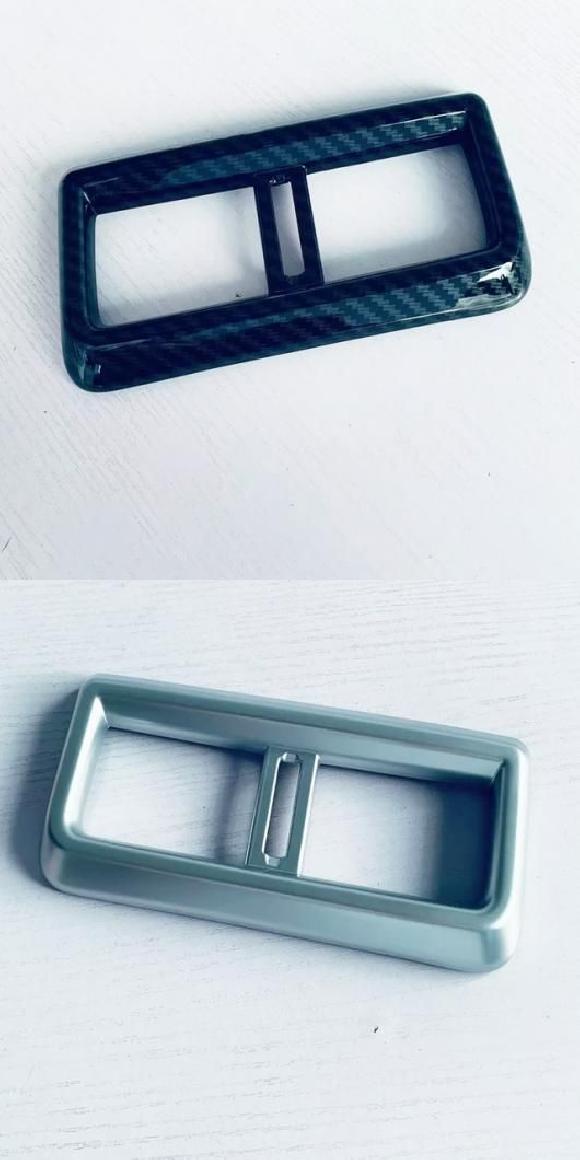 適用: マツダ CX50 CX-50 2023 2024 ABS カーボンファイバー リア アームレスト 通気口 カバー リア エアコン フレーム トリム ABS カーボンファイバー・ABS マット SR-AA-3680 Interior parts for cars