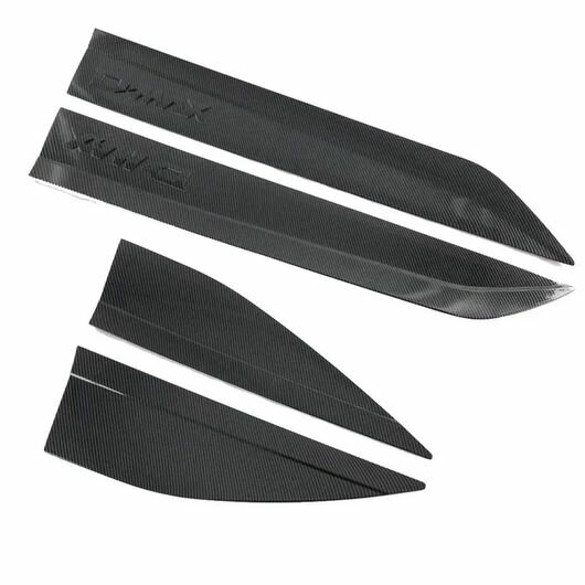 適用: いすゞ D-マックス DMAX 2021 2022 2023 2024 ABS カーボンファイバー サイド ドア ボディ ストリップ モールディング モールディング トリム スタイリング カーボン SR-AA-4503 Exterior parts for cars