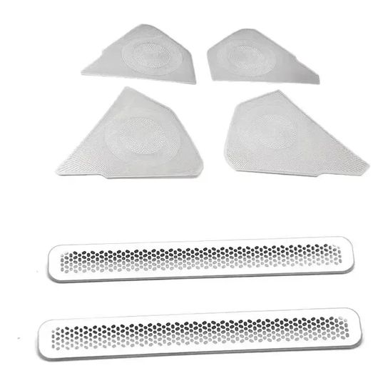 適用: 起亜 スポーテージ NQ5 2022 2023 2024 スチール 4ドア オーディオ ラウド スピーカー アンダー シート エア コンディション ダクト アウトレット トリム シルバー 2 セット SR-AA-0417 Interior parts for cars