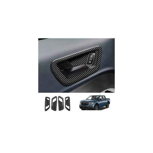 適用: フォード/FORD マーベリック ピックアップ 2022 2023 カーボン調 インテリア ウインドウ スイッチ ギア ステアリング ホイール ヘッドランプ エア ボタン インナー ドア ボウル SR-AA-0434 Interior parts cars