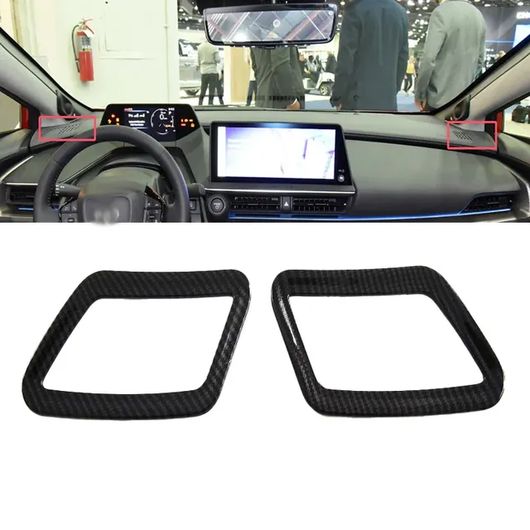 左ハンドル用 適用: トヨタ プリウス 60シリーズ 2023 2024 サイド ウインドウ スイッチ カバー ギア カップホルダー AC アウトレット フレーム インテリア アッパー AC カバー SR-AA-0627 Interior parts for cars