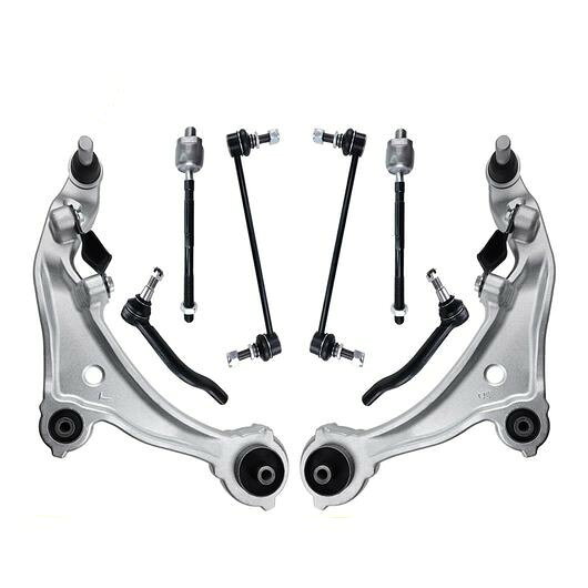 8ピース フロント ロワー コントロール アーム タイ ロッド スウェイバー リンク サスペンション セット 適用: 日産 ムラーノ 2009 2010 2011 2012 2013 2014 SR-BB-4675 Car parts