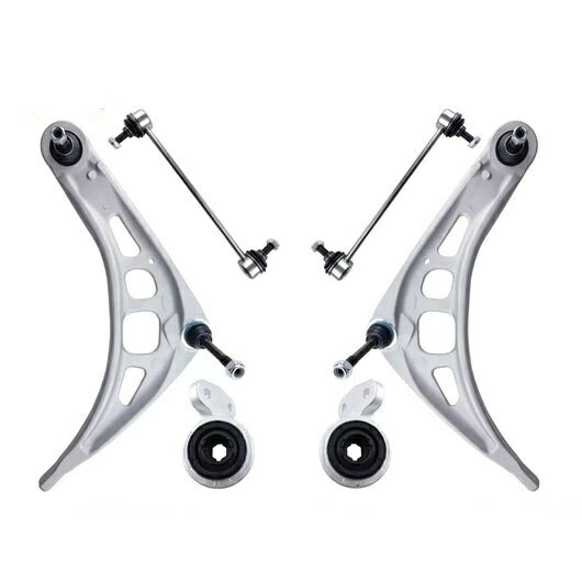 6ピース コントロール アーム サスペンション スウェイバー リンク セット 適用: BMW E46 3シリーズ Z4 325i 328i 330CI 323CI 2000 2001 2002-2008 K90515 SR-BB-4875 Car parts