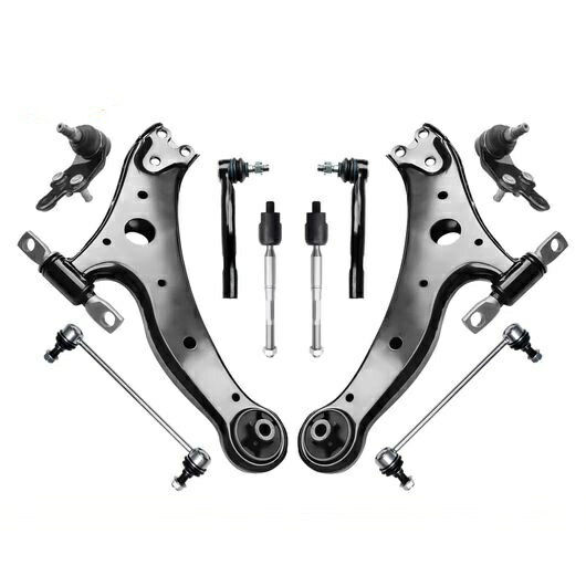 10ピース フロント ロワー コントロールアーム ボール ジョイント スウェイバー エンド リンク タイ ロッド キット 適用: トヨタ カムリ 2007 2008 2009 2010 2011 SR-BB-5131 Car parts