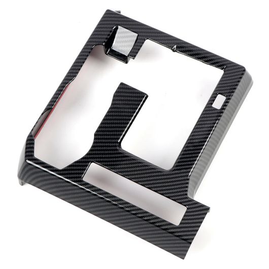 適用: トヨタ タコマ 2024 ABS カーボン スタイル オートマチック ギア シフト パネル トリム 1ピース SR-BB-5452 Interior parts for cars