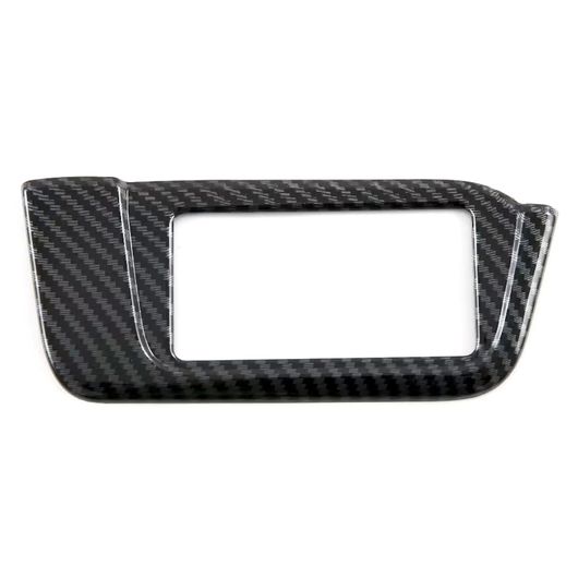 Sheet Type - 左ハンドル用 適用: ホンダ CR-V CRV 2023-スタイリング ABS カーボン スタイル ヘッドライト スイッチ ボタン 装飾 フレーム カバー トリム SR-BB-5648 Interior parts for cars