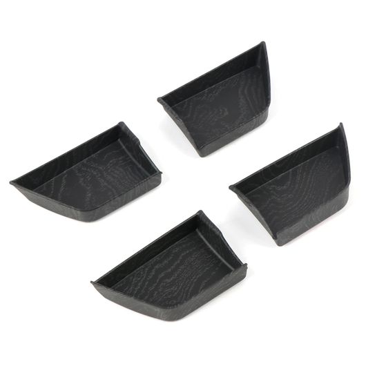 適用: トヨタ タコマ 2024 2025 インテリア ドア ハンドル ボウル オーバーレイ カバー インテリア トリム ABS アクセサリー ブラック 木目調 4 ピース SR-BB-6140 Interior parts for cars