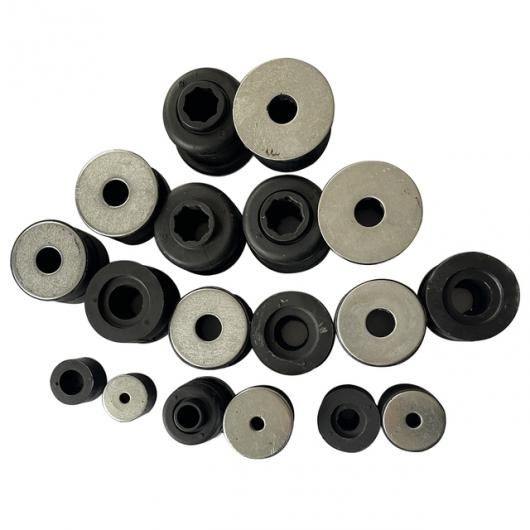 ホール フレーム バッファ ラバー クッション サブ-組立 18 ピース 適用: プラド RZJ120 GX470 ハイラックス サーフ GRN215 52201-35100 18個 SR-AA-1490 Car parts