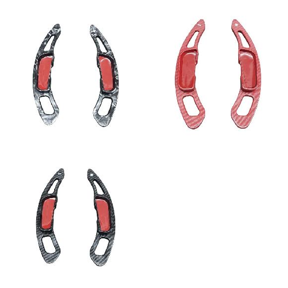 ステアリング ホイール シフト パドル シフター エクステンション 適用: マツダ3 6 CX-3 CX-4 CX-5 MX-5 鍛造 パターン〜カーボン ブラック SR-BB-8387 Interior parts for cars