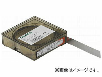 トラスコ中山/TRUSCO フィラーゲージ 0.01mm厚 12.7mm×1m ステンレス製 TFG0.01M1(2508036) JAN：4989999320893 Filler gauge thick stainless steel